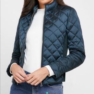 Mango Full Zip Quilted Jacket